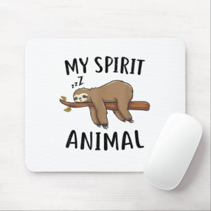 Alfombrilla De Ratón Mi regalo divertido de animal espiritual perezoso