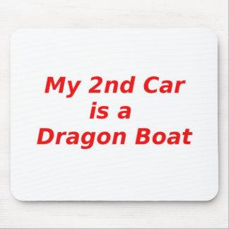 Alfombrilla De Ratón Mi segundo coche es un barco del dragón