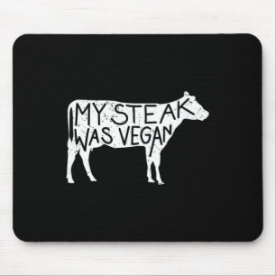 Alfombrilla De Ratón Mi Steak Era Vegan - Funny Anti-vegan Steak Lover