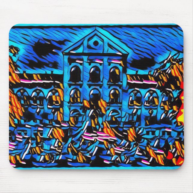 Alfombrilla De Ratón Mi sueño azul (Frente)