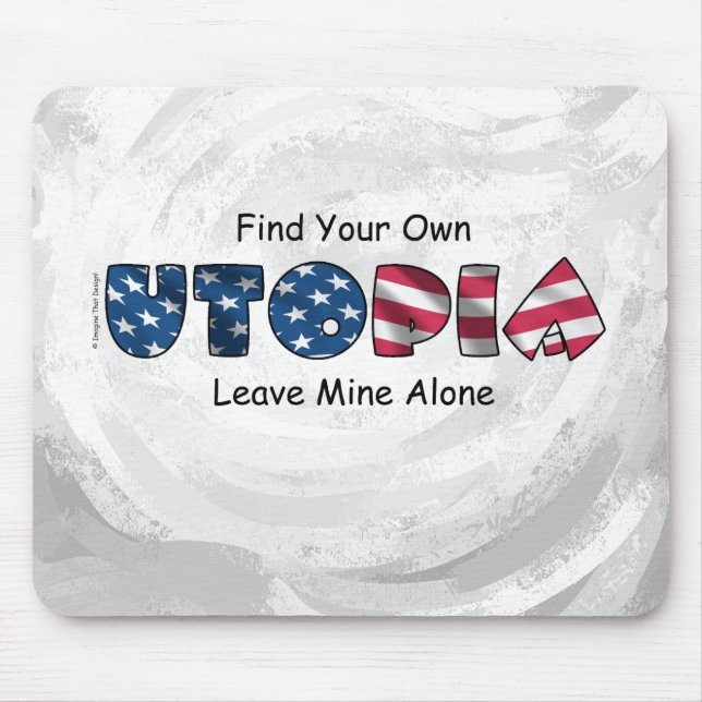 Alfombrilla De Ratón Mi utopía (Frente)