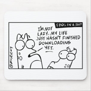 Alfombrilla De Ratón "Mi vida está transfiriendo" Mousepad