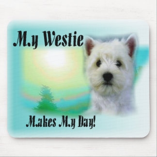 Alfombrilla De Ratón Mi Westie me hace mi día