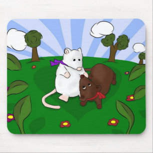 Alfombrilla De Ratón Mice en Love