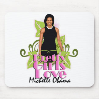 Alfombrilla De Ratón Michelle O "chicas bonitos ama" el cojín del