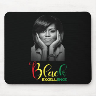 Alfombrilla De Ratón Michelle Obama Excelencia Negra Monto de Historia