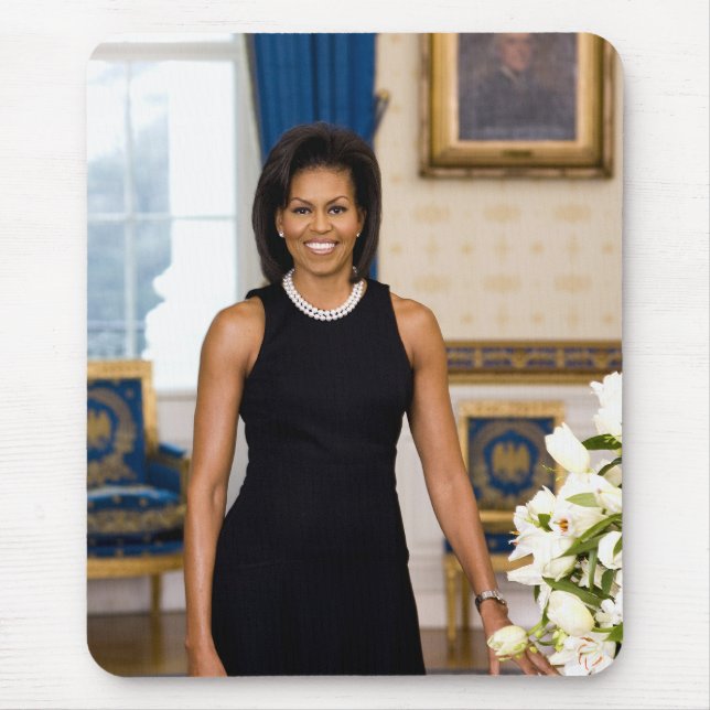 Alfombrilla De Ratón Michelle Obama Mousepad (Frente)