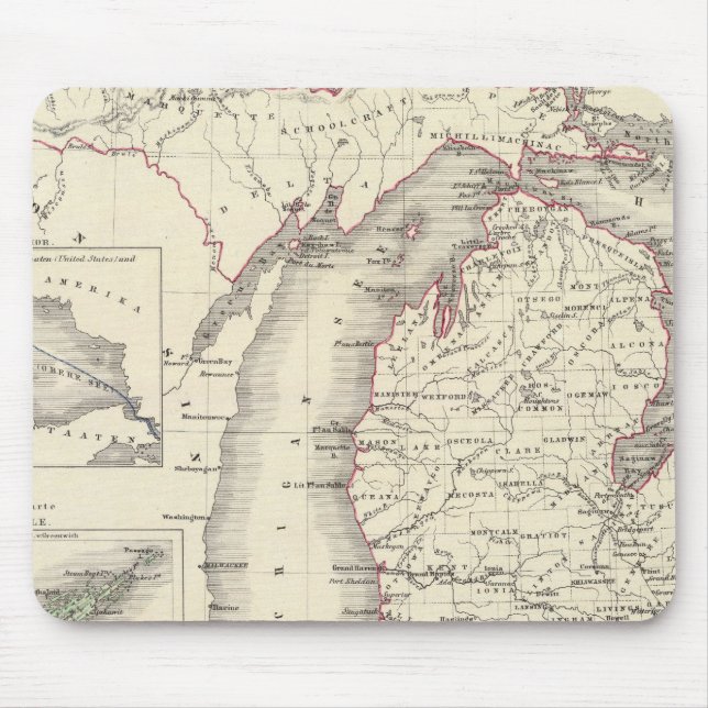 Alfombrilla De Ratón Michigan 5 (Frente)