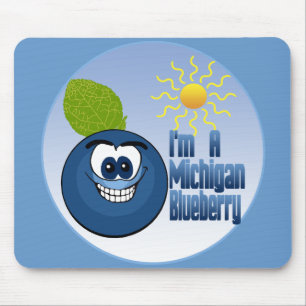 Alfombrilla De Ratón Michigan Blueberry