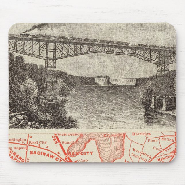 Alfombrilla De Ratón Michigan Central Railway (Frente)