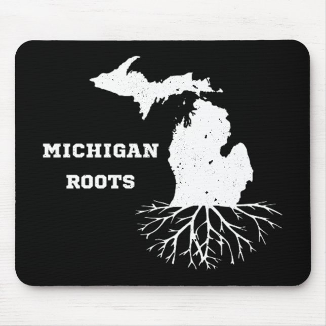 Alfombrilla De Ratón Michigan Roots (Frente)