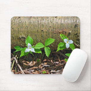 Alfombrilla De Ratón Michigan White Trilliums