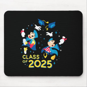 Alfombrilla De Ratón Mickey y Minnie Mouse graduación clase de 2025