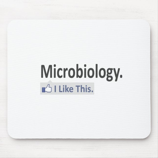 Alfombrilla De Ratón Microbiología... Me Gusta Esto (Frente)