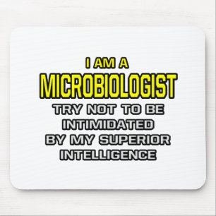 Alfombrilla De Ratón Microbiólogo... Inteligencia Superior
