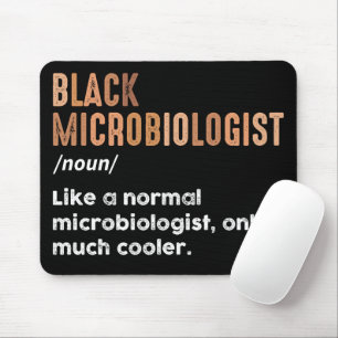 Alfombrilla De Ratón Microbiólogo negro microbiología de definición div