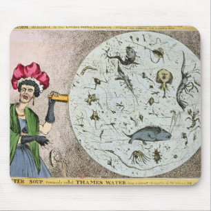 Alfombrilla De Ratón Microcosmos dedicado al agua de Londres