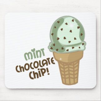 Alfombrilla De Ratón Microprocesador de chocolate de la menta con el