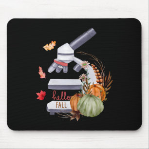 Alfombrilla De Ratón Microscopio Microscopio Microcalabaza Microbiologí