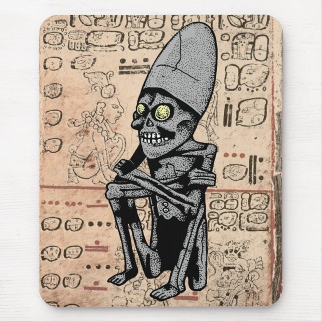 Alfombrilla De Ratón Mictlantecuhtli Mousepad (Frente)