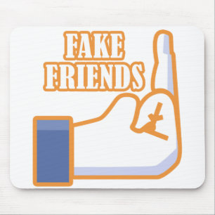 Alfombrilla De Ratón Middle Finger Fake Friends