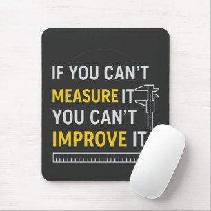 Alfombrilla De Ratón Mídela Mejórala - Motivación Lean Six Sigma