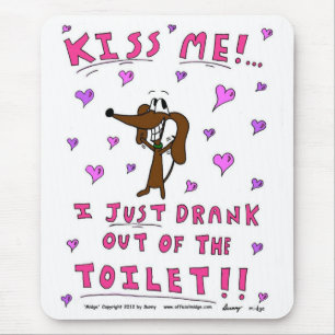 Alfombrilla De Ratón Midge "KISS ME" Mousepad