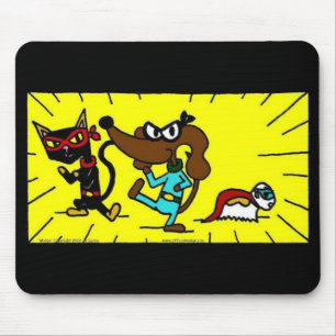 Alfombrilla De Ratón Midge Superhero Trio Mousepad