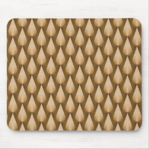 Alfombrilla De Ratón Miel Dorado Deslumbrante Gotas de Lluvia Mousepad