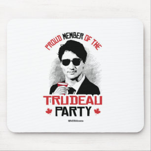 Alfombrilla De Ratón Miembro del fiesta de Trudeau - .png