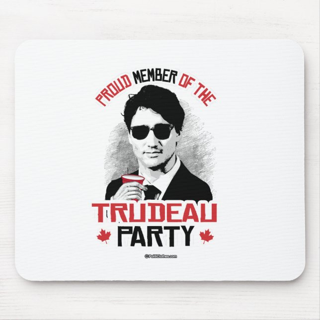 Alfombrilla De Ratón Miembro del fiesta de Trudeau - .png (Frente)