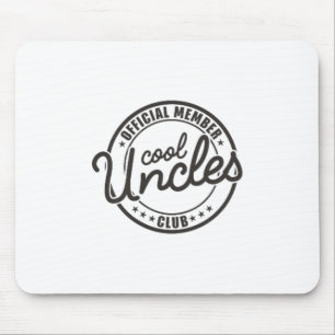 Alfombrilla De Ratón Miembro oficial Guay Uncles Club Funny Uncle Fathe