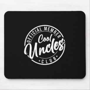 Alfombrilla De Ratón Miembro oficial Guay Uncles Club Vintage Fathers D