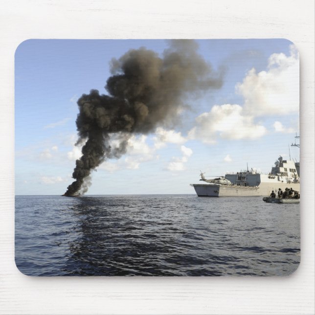 Alfombrilla De Ratón Miembros de la Guardia Costera de Estados Unidos (Frente)