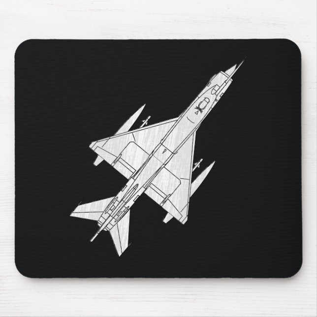 Alfombrilla De Ratón Mig-21 Mousepad (Frente)