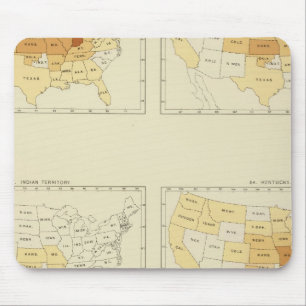 Alfombrilla De Ratón Migración interestatal 1890 INLA