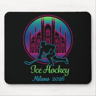 Alfombrilla De Ratón Milan 2026 Hockey sobre hielo Invierno 2026 Y Duom