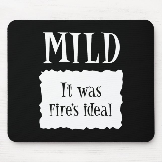 Alfombrilla De Ratón MILD - Paquete caliente Costume de taco de Hallowe (Frente)