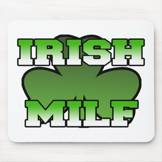 Alfombrilla De Ratón MILF irlandés Mousepad (Frente)