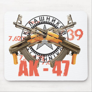 ALFOMBRILLA DE RATÓN MILITARES RUSOS RAROS DEL ARMA DEL KALASHNIKOV DEL