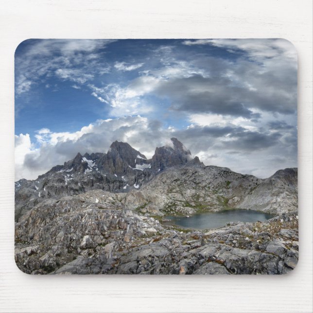 Alfombrilla De Ratón Minarets Panorama sobre los lagos Nydiver - Sierra (Frente)