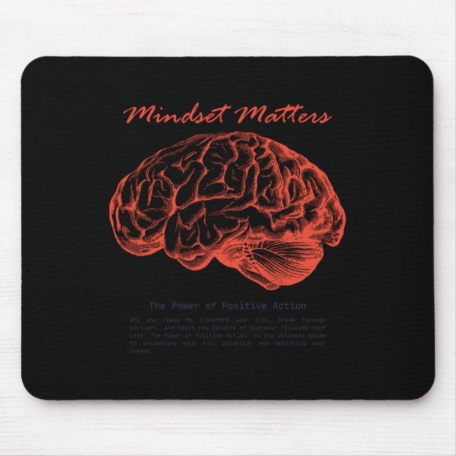 Alfombrilla De Ratón Mindset S Creative S Design Pegatina (Frente)