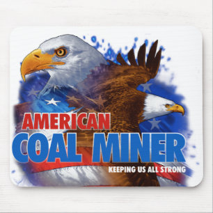 ALFOMBRILLA DE RATÓN MINERO DE CARBÓN AMERICANO