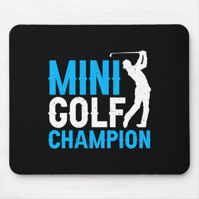 Alfombrilla De Ratón Mini campeón de golf — (Frente)