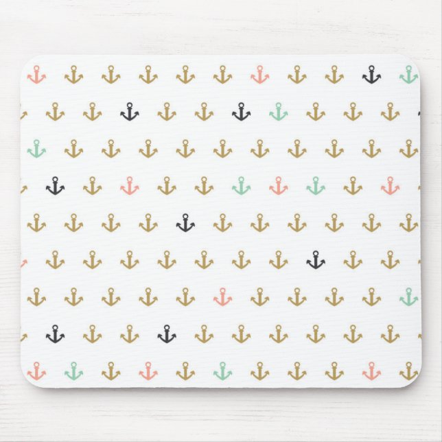 Alfombrilla De Ratón Mini modelo del ancla (Frente)
