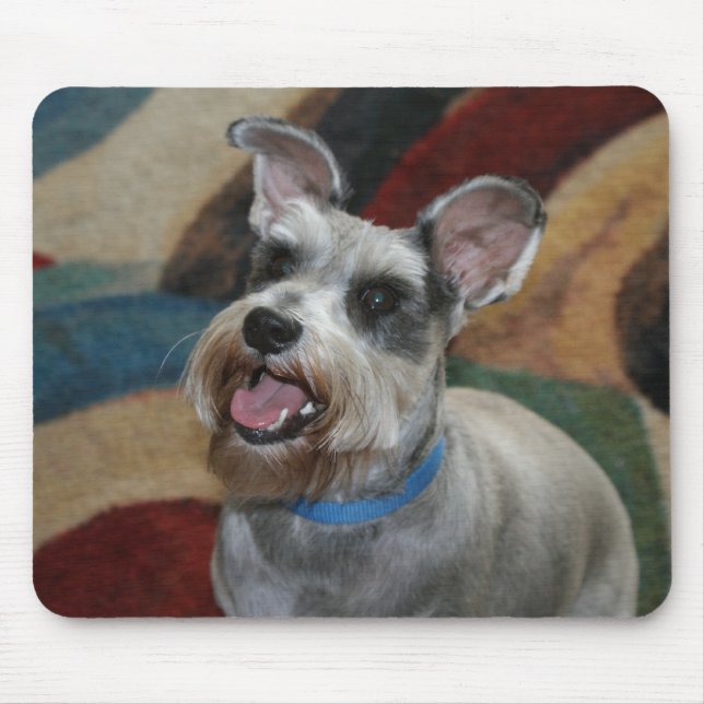 Alfombrilla De Ratón Mini Sxhnauzer lindo (Frente)