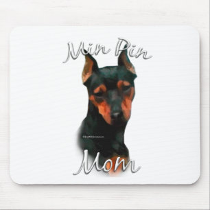 Alfombrilla De Ratón Miniatura Pinscher (blk) Mamá 2