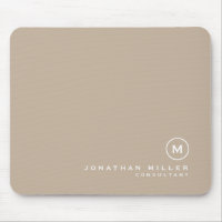 Minimal Classic Monogram Name Beige