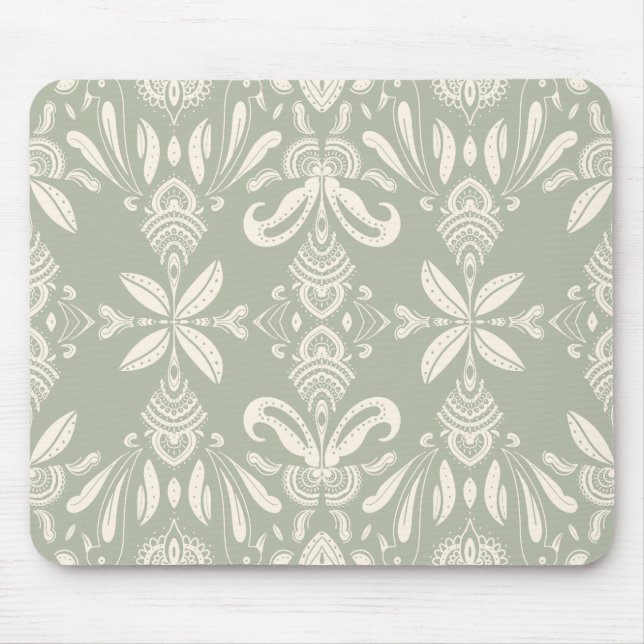 Alfombrilla De Ratón Minimal Floral Pattern Mouse Pad (Frente)