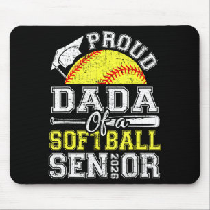 Alfombrilla De Ratón Minimal Orgulloso Dada 2026 Softbol Senior